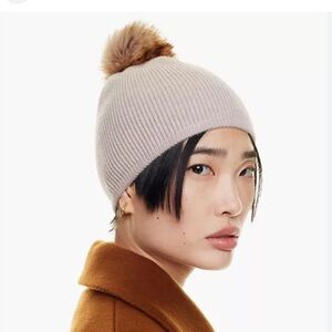 Aritzia Wilfred Snow Day Beanie Merino Wool EUC!